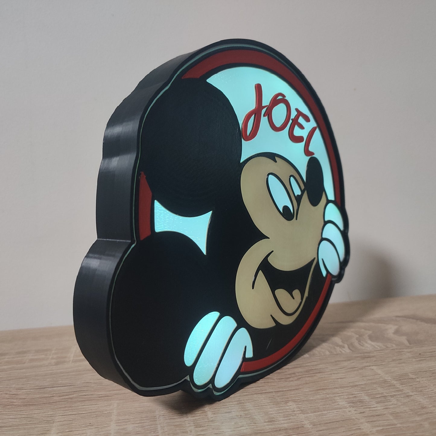 Lámpara LED Infantil con Personaje Clásico personalizada – Decoración Disney