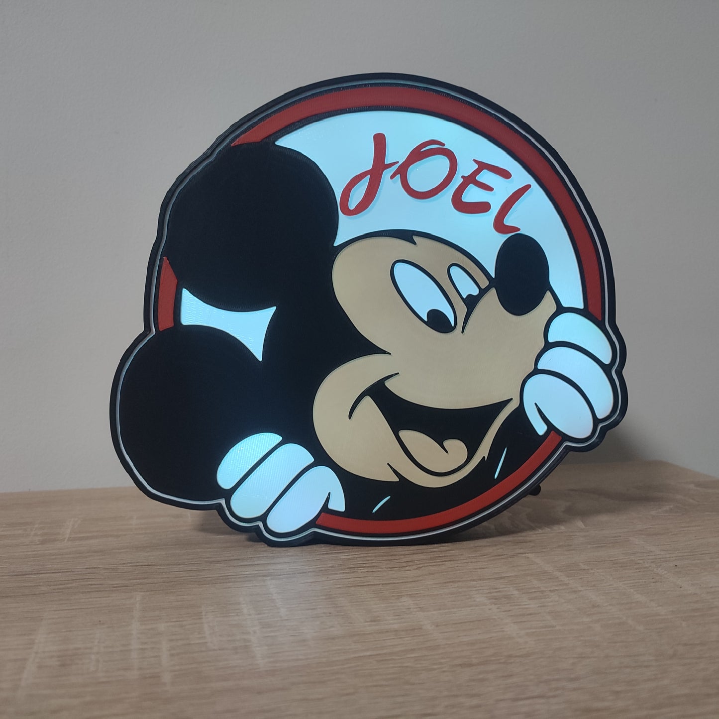 Lámpara LED Infantil con Personaje Clásico personalizada – Decoración Disney
