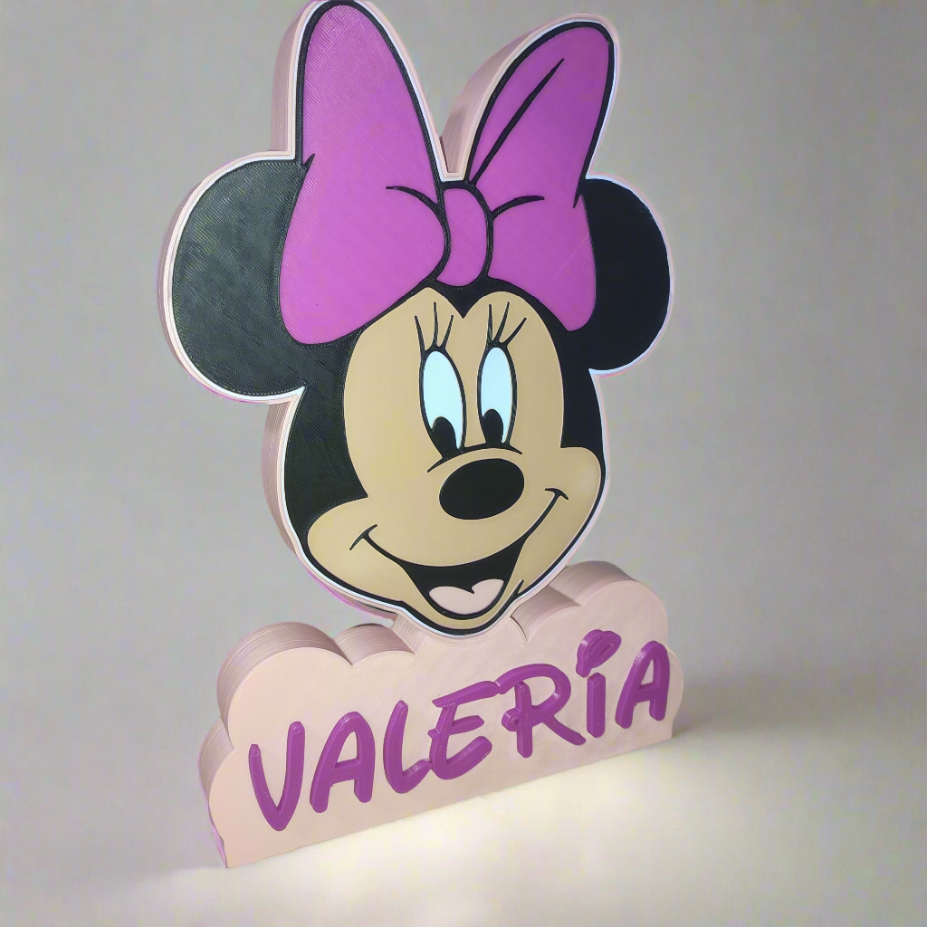 lampara minnie disney - crea ideas 3d