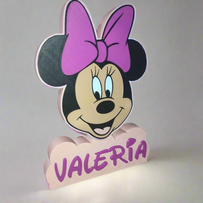 lampara minnie disney - crea ideas 3d