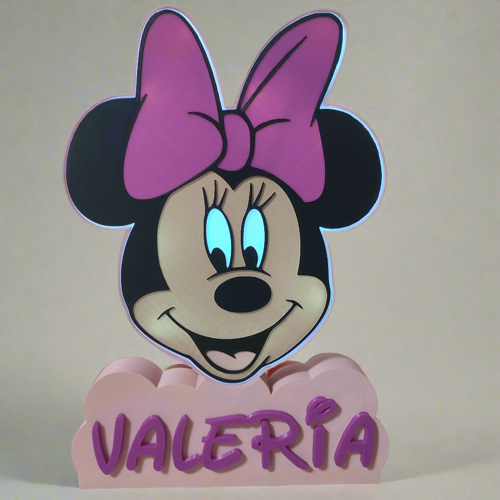 lampara minnie disney - crea ideas 3d